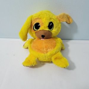 Ball Pets Plush Yellow Fold Up Puppy Dog 12122-3Plu1